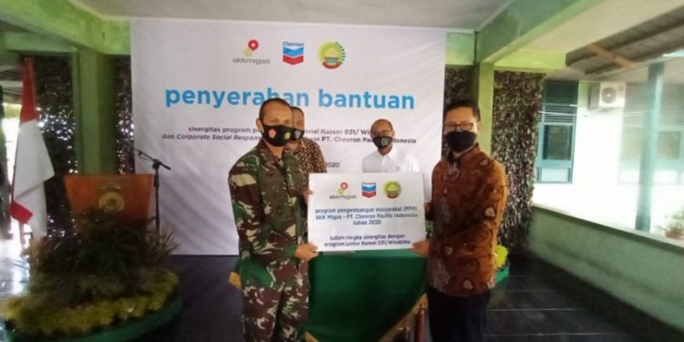 SKK Migas – Chevron Dukung Program Binter Korem 031/Wirabima