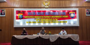 Antisipasi Maraknya Pekat Perjudian Polres Kuantan Singingi Taja FGD