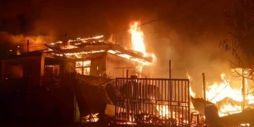 Tiga Rumah di Jalan Cendana, Babussalam Duri Terbakar dinihari Tadi