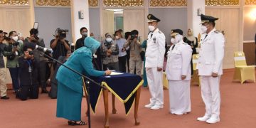 Siti Aisyah  Dilantik Ketua TP-PKK Kabupaten Bengkalis