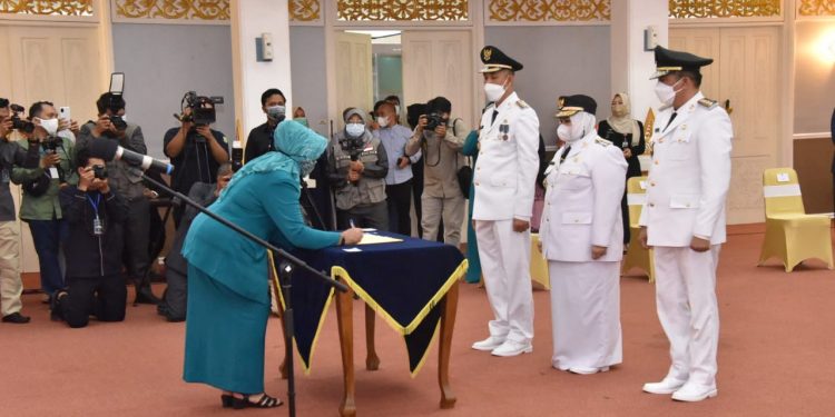 Siti Aisyah  Dilantik Ketua TP-PKK Kabupaten Bengkalis