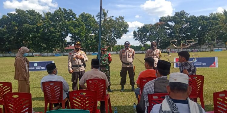 Kapolsek Benai Himbau Turnamen Sepakbola IPMKB Cup I ditunda