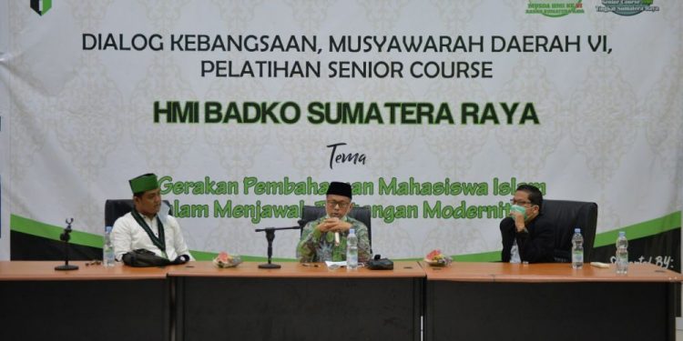 Plh Sekdaprov Riau Hadiri Musda HMI Badko Sumatera Raya