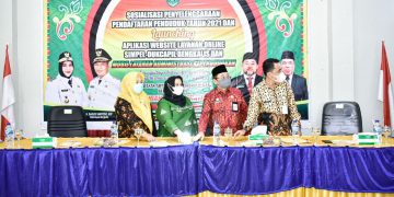 Permudah layanan Masyarakat, Kasmarni Launching Layanan Online Simpel Dukcapil