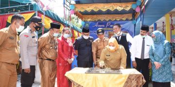 Bupati Kasmarni Resmikan TK Negeri Pembina 3 Bantan Tengah