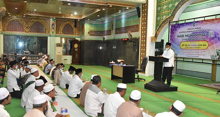 Peringatan Isra’ dan Mi’raj Pemerintah Bengkalis Komitmen Dukung Kegiatan Keagamaan dan Programkan Pembinaan Ummat