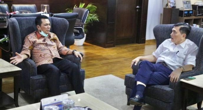 Gubenur Kepri Ansar bertemu Luhut tingkatkan Kepercayaan Pariwisata di Kepri
