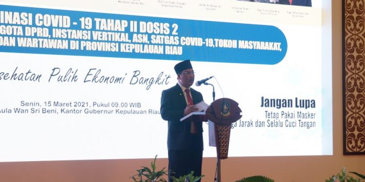Sekdaprov Kepri : Vaksin Aman, Semua Sehat