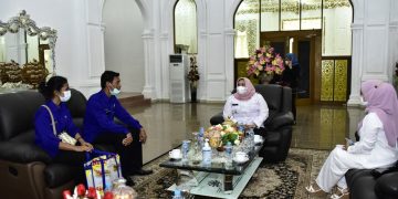 Terima Kunjungan Pengelola Bank Sampah Pematang Pudu, Bupati Kasmarni Siap  Lanjutkan dengan MoU