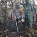 Kapolda Riau Berikan Semangat dan Lakukan Pemadaman Karhutla di Pulau Merbau dan Bengkalis