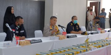 Polda Riau Gagalkan 40 Kilogram Sabu, 50 Ribu Butir Ekstasi Masuk Riau