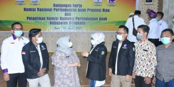 Di pelantikan Komnas PA di Duri, Bupati Kasmarni Ajak Semua Pihak Cegah Kekerasan Terhadap Anak
