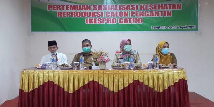 Diskes Bengkalis Sosialisasi Kesehatan Reproduksi Calon Pengantin