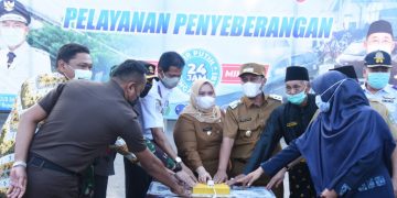 Janji Politik Akhirnya direalisasikan, Bupati Bengkalis Kasmarni Launching Penyeberangan Roro 24 Jam