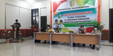 Bupati Mursini Lantik 47 Pejabat Fungsional di Lingkungan Pemkab Kuansing