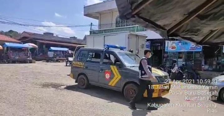 Polsek Kuantan Hilir Himbau Warga Tak Mudik Lebaran Ini