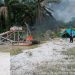 Polsek Singingi Lakukan Pembakaran 3 unit Dompeng