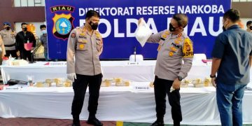 Polda Riau Bongkar Dua Sindikat Narkoba, 18 Kilogram Sabu Diamankan