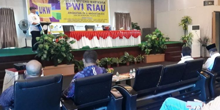 PWI Riau Menggelar Uji Kompetensi Wartawan
