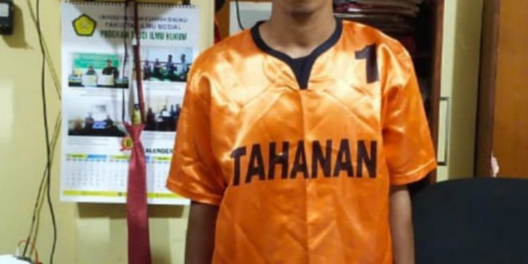Sat Reskrim Polres Kuansing Amankan Pelaku Bom Molotov, Mengaku Sakit Hati dihina