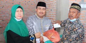 Gema Ramadhan Arisan PKDP Mandau Buat Bangga, Bagikan 305 Paket Sembako Untuk Dhuafa