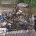 Longsor di Enok Inhil , 2 Rumah dan 1 Gudang Amblas Terseret Tanah