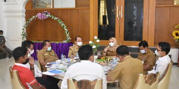 Bahas Program CSR, Bupati Kasmarni Diskusi dengan Perusahaan BUMN dan Perbankan di Bengkalis
