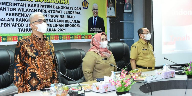Pemkab Bengkalis Gelar Rakor Bersama Direktorat Perbendaharaan Riau