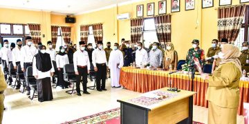 Bupati Bengkalis Lantik Anggota BPD Tiga Desa Kecamatan Bantan