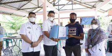 Camat Mandau Tinjau Jebol Master di Kelurahan Pematang Pudu