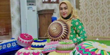 Keren, Tudung Saji Kreatifitas PKK Mandau Buat Bangga Dewi Asdinar
