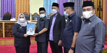 Bupati Bengkalis Sampaikan Dokumen Ranperda RPJMD Kabupaten Bengkalis 2021-2026