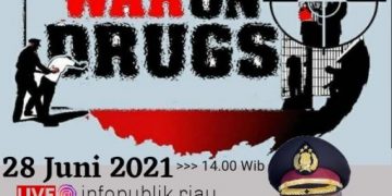 Sempena HANI 2021, Dispersip Riau Edukasi Generasi Muda Terkait Bahaya Narkoba