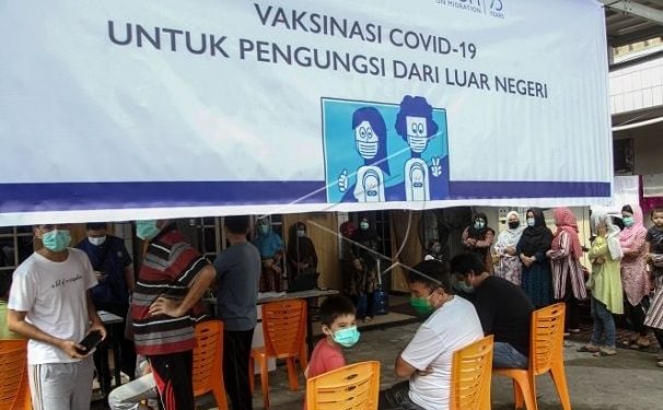 912 Pengungsi di Riau Jalani Vaksinasi COVID-19