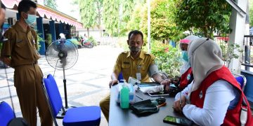 42 Pegawai ASN Diskominfotik Bengkalis Lakukan Vaksinasi Covid-19