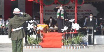 Bupati Kasmarni Jadi Inspektur Apel Tahunan Pondok Modern Nurul Hidayah
