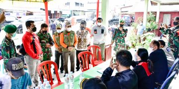 Menekan Penyebaran Covid-19, Pemkab Bengkalis Gelar Yustisi Covid-19 di Pinggir