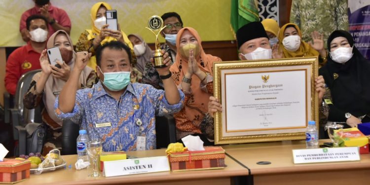Pemkab Bengkalis Peringkat 4 Nasional Kota Perlindungan Anak