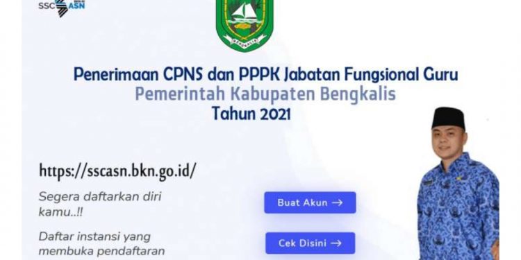 Pemkab Bengkalis Buka Seleksi CPNS Untuk 74 Formasi dan 634 Pegawai PPPK
