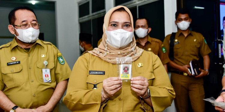 Bupati Kasmarni Apresiasi BRGM Atas Inovasi dan Ide Kreatif Pemanfaatan Mangrove
