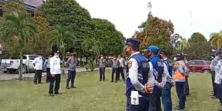 Wabup Kuansing Pimpin Apel Persiapan dan Penertiban ODOL