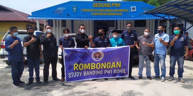 Miliki gedung Respresentatif, PWI Rohil Stuban ke PWI Bengkalis