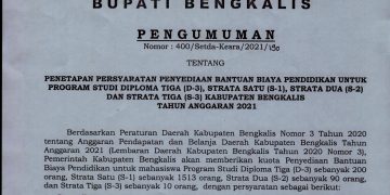 Beasiswa Bengkalis 2021 Kembali Dibuka, Ini Persyaratannya