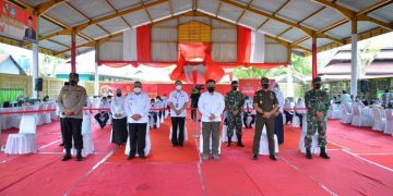 Wagubri Hadiri Pelaksanaan Vaksinasi COVID-19 Massal Bagi Pelajar dan Masyarakat