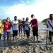 Kepala Dinas KP Riau Bersama KMKLP Tanam Mangrove di Teluk Papal Bengkalis