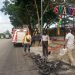 Satu Unit Motor Terbakar di depan SMAN2 Mandau