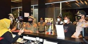 Forkopimcam Mandau Gelar Razia Prokes Tempat Hiburan