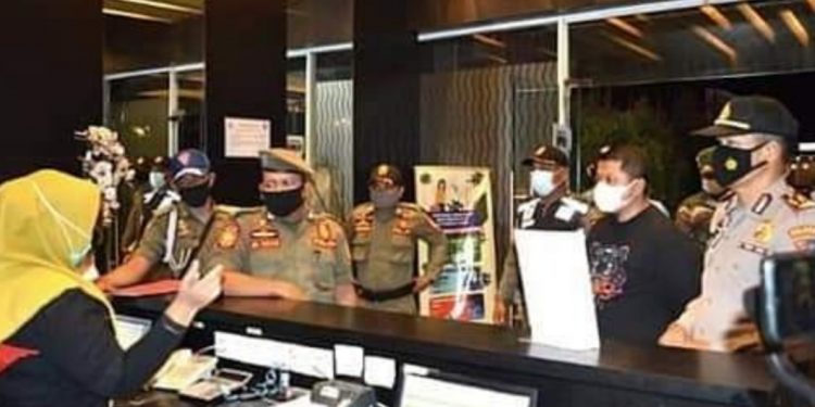 Forkopimcam Mandau Gelar Razia Prokes Tempat Hiburan