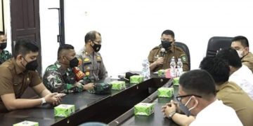 Covid Meningkat, Satgas Penanganan Covid-19  Mandau  Laksanakan Rapat Persiapan PPKM Mikro
