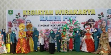 Dibuka Camat Riki, Wirakarya PKK Mandau Berlangsung Semarak, Tampilkan Kreatifitas Para Ibu